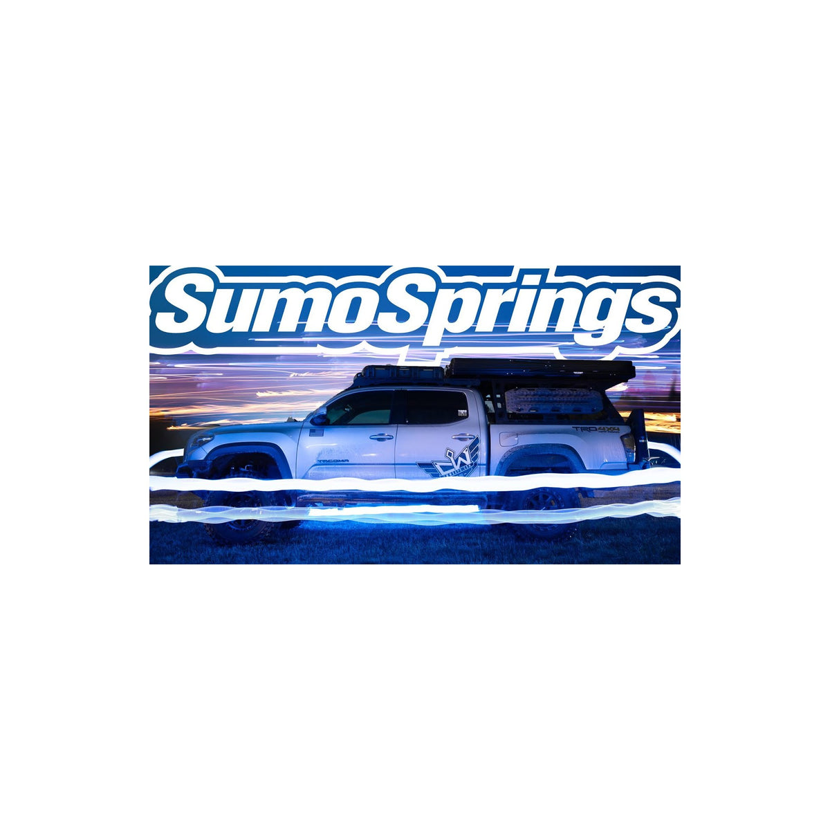 SuperSprings International Rear SumoSprings - 630kg - Light Blue