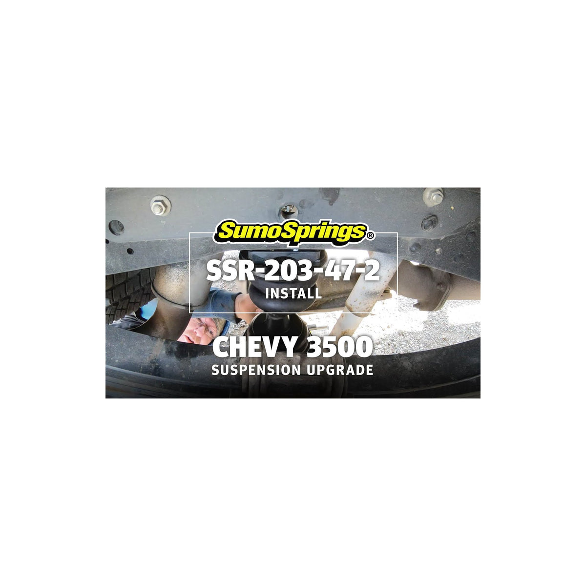 SuperSprings International Rear SumoSprings Heavy Duty Rebel - 1,360kg - Dark Blue suits Chevrolet Silverado 2500/3500
