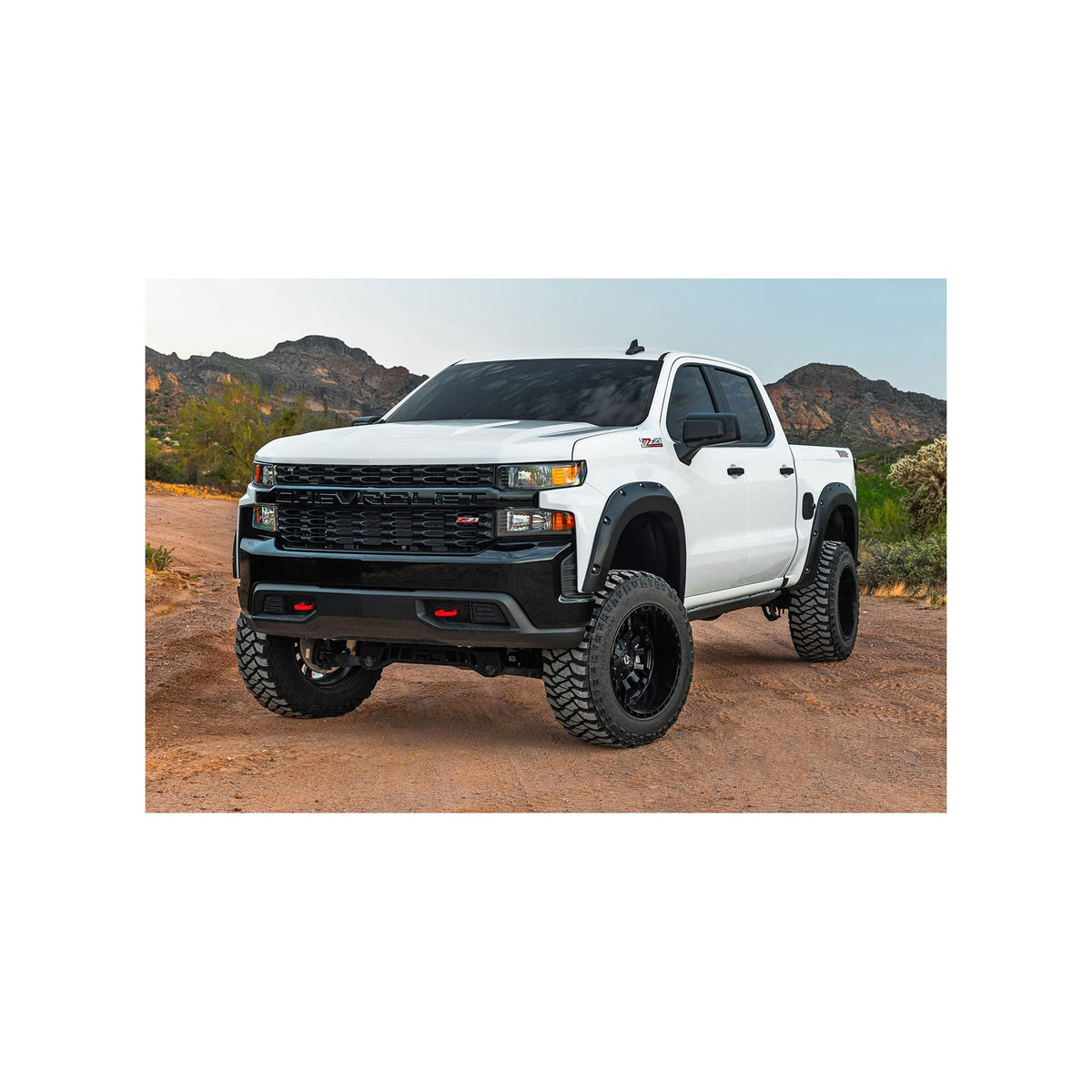 Rough Country 2" Pocket with Bolt Holes Fender Flares suits Chevrolet Silverado 1500 (2019-2026)