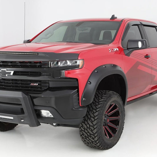 Husky Liners 2.5" Pocket Style Smooth Fender Flares, Black, Front & Rear suits Chevrolet Silverado 1500 (2019-2026)