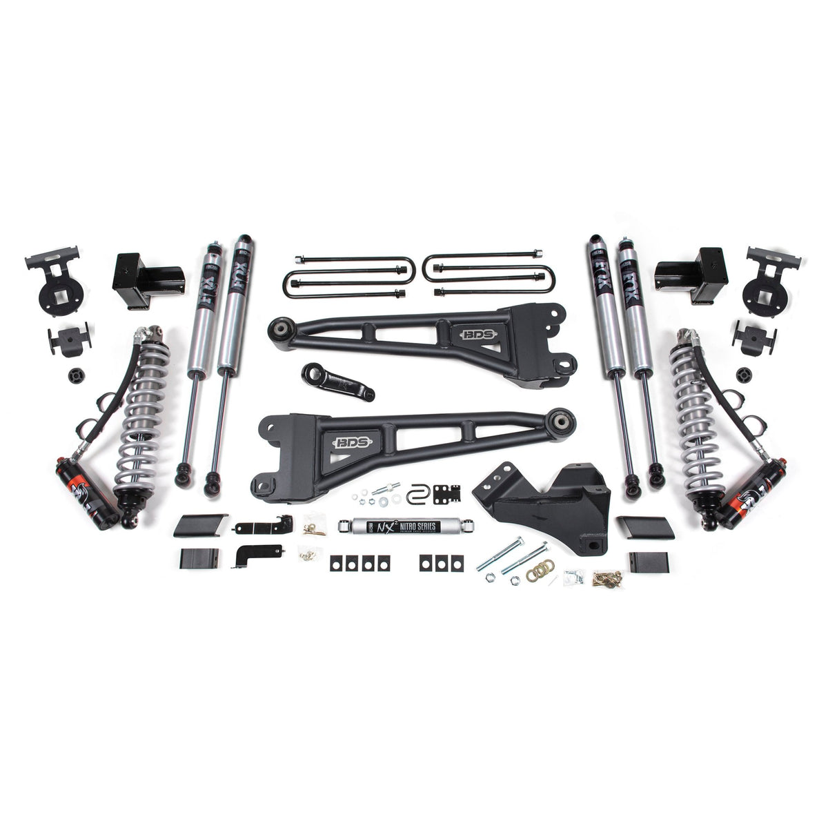 BDS Suspension 4" Lift Kit with FOX 2.5" Coilover Shocks suits Ford F-350 Super Duty (2017-2019)