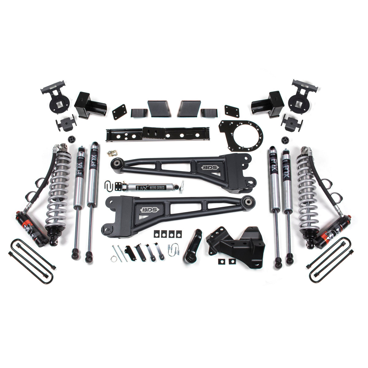 BDS Suspension 7" Lift Kit with FOX 2.5" PE Coilover Shocks suits Ford F-250 Super Duty/F-350 Super Duty (2020-2022)