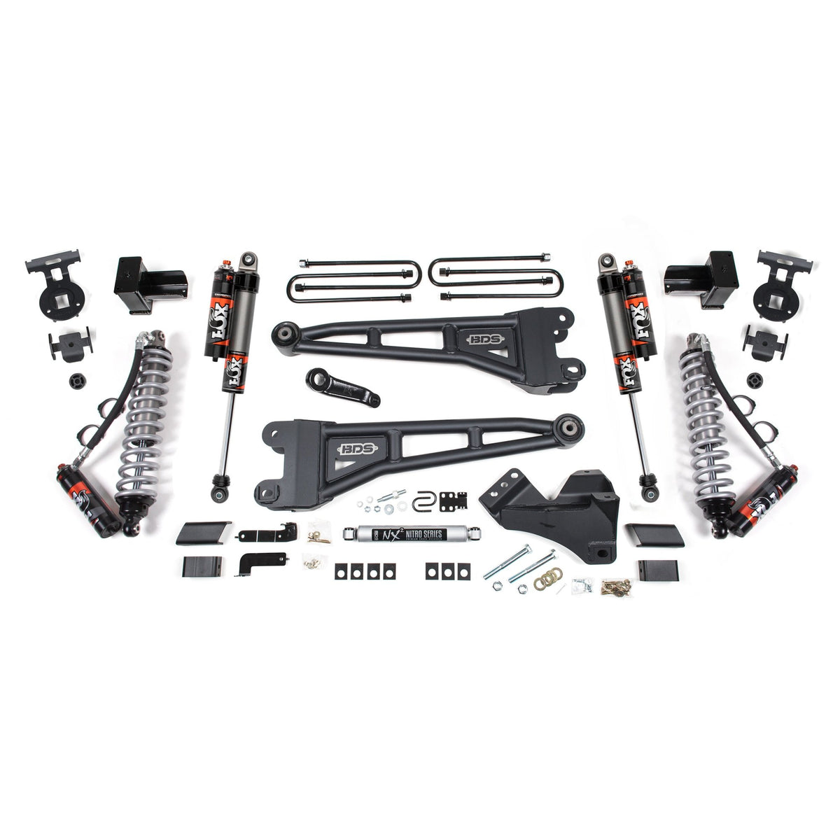 BDS Suspension 5" Lift Kit with FOX 2.5" PE DSC Coilover Shocks suits Ford F-250 Super Duty/F-350 Super Duty (2023-2025)