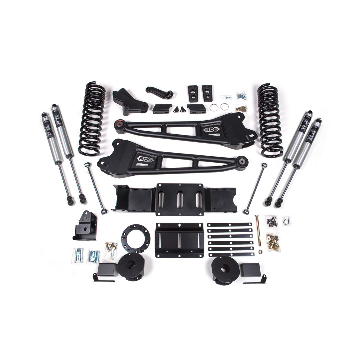 BDS Suspension 4" Lift Kit with FOX 2.0" Shocks (Rear Air Ride) suits RAM 2500 (2019-2024)