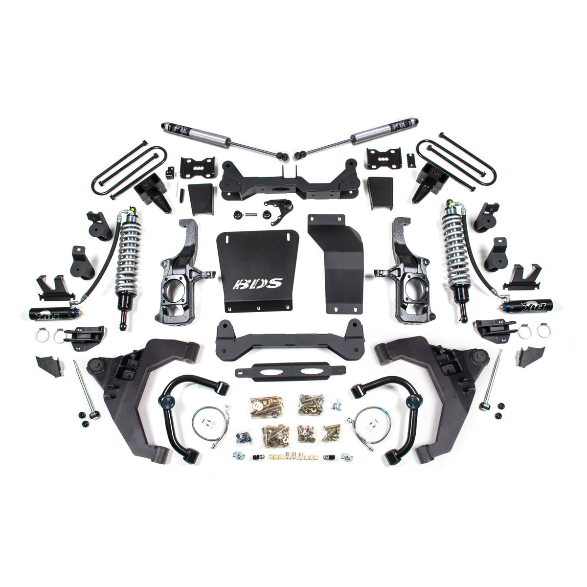 BDS Suspension 6.5" Lift Kit with FOX 2.5" PE DSC Coilover Shocks, Rear Fox2.0 suits Chevrolet Silverado 2500/3500