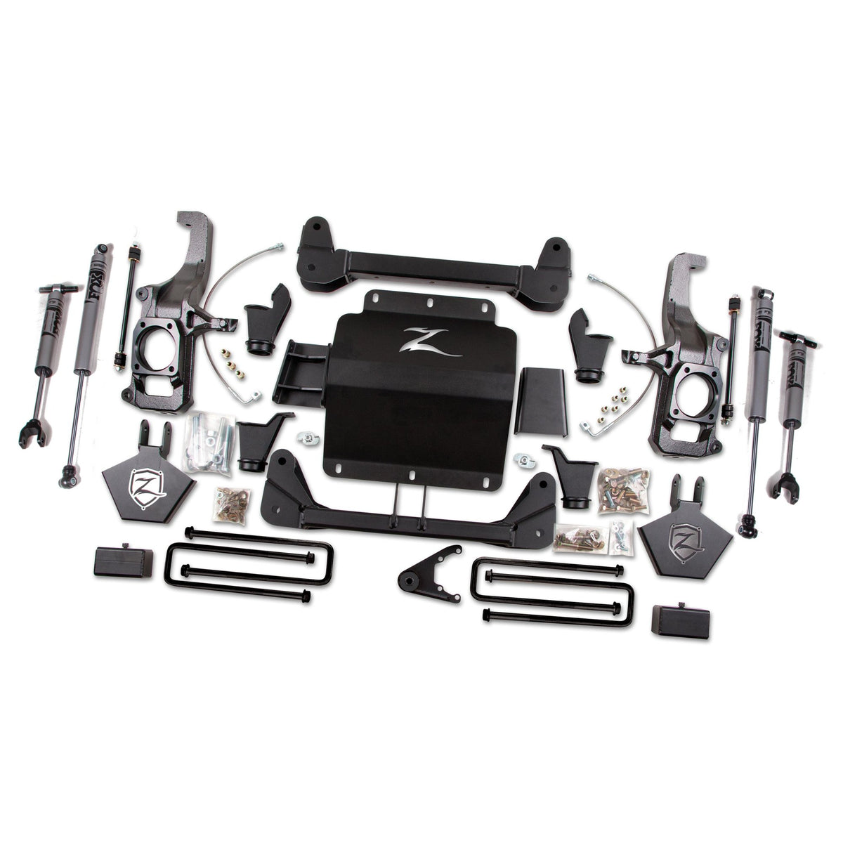 Zone Offroad 5" Lift Kit with FOX 2.0" Shocks suits Chevrolet Silverado 2500/3500 (2011-2019) / GMC 2500/3500 (2011-2019)