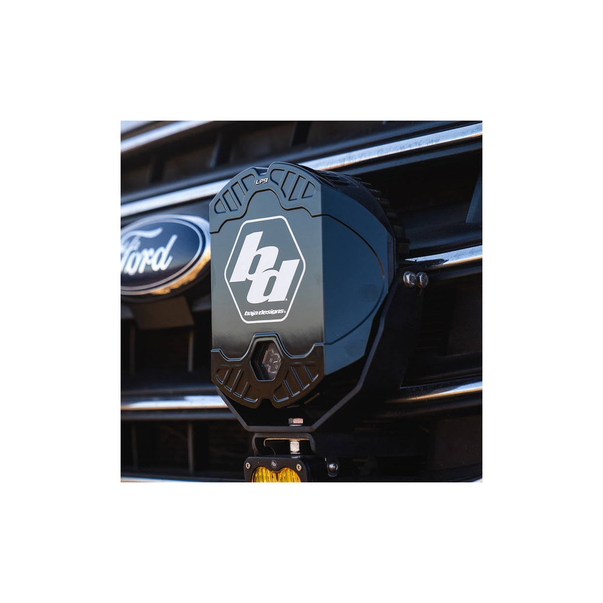 Baja Designs LP9 Single Rock Guard - Universal Black