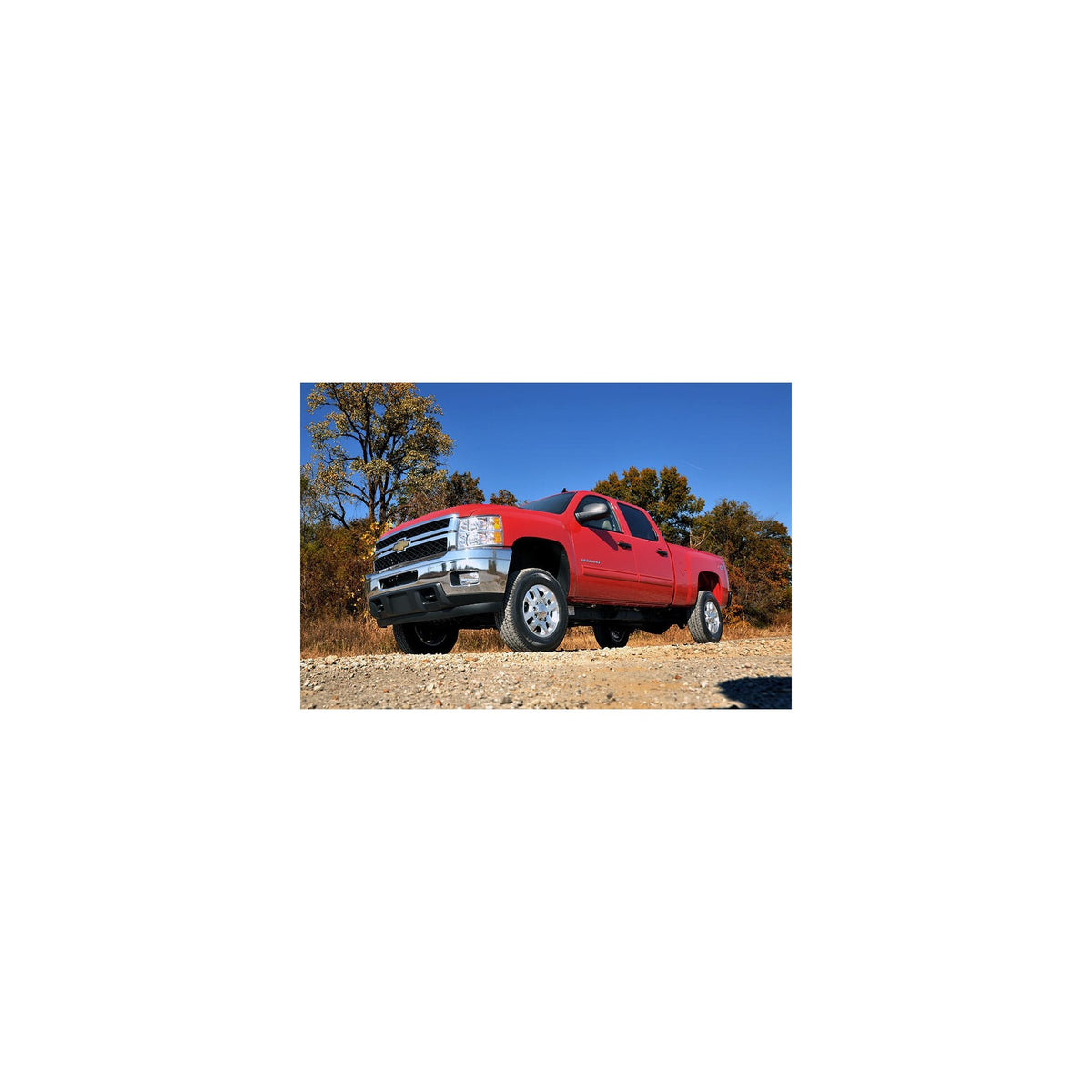Rough Country 1.5-2" Levelling Kit with Torsion Keys suits Chevrolet Silverado 2500/3500 (2011-2019)
