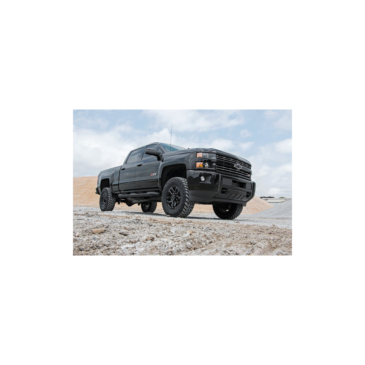 Rough Country 3.5" Lift with Vertex Remote Reservoir Shock suits Chevrolet Silverado 2500 (2011-2019)