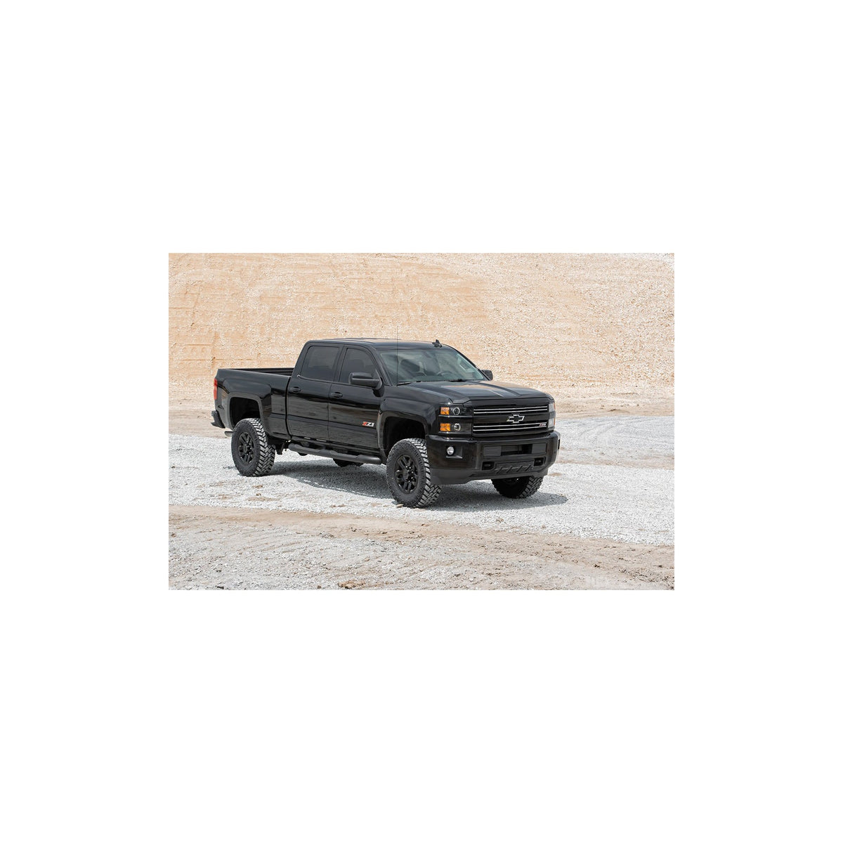 Rough Country 3.5" Lift with Vertex Remote Reservoir Shock suits Chevrolet Silverado 2500 (2011-2019)