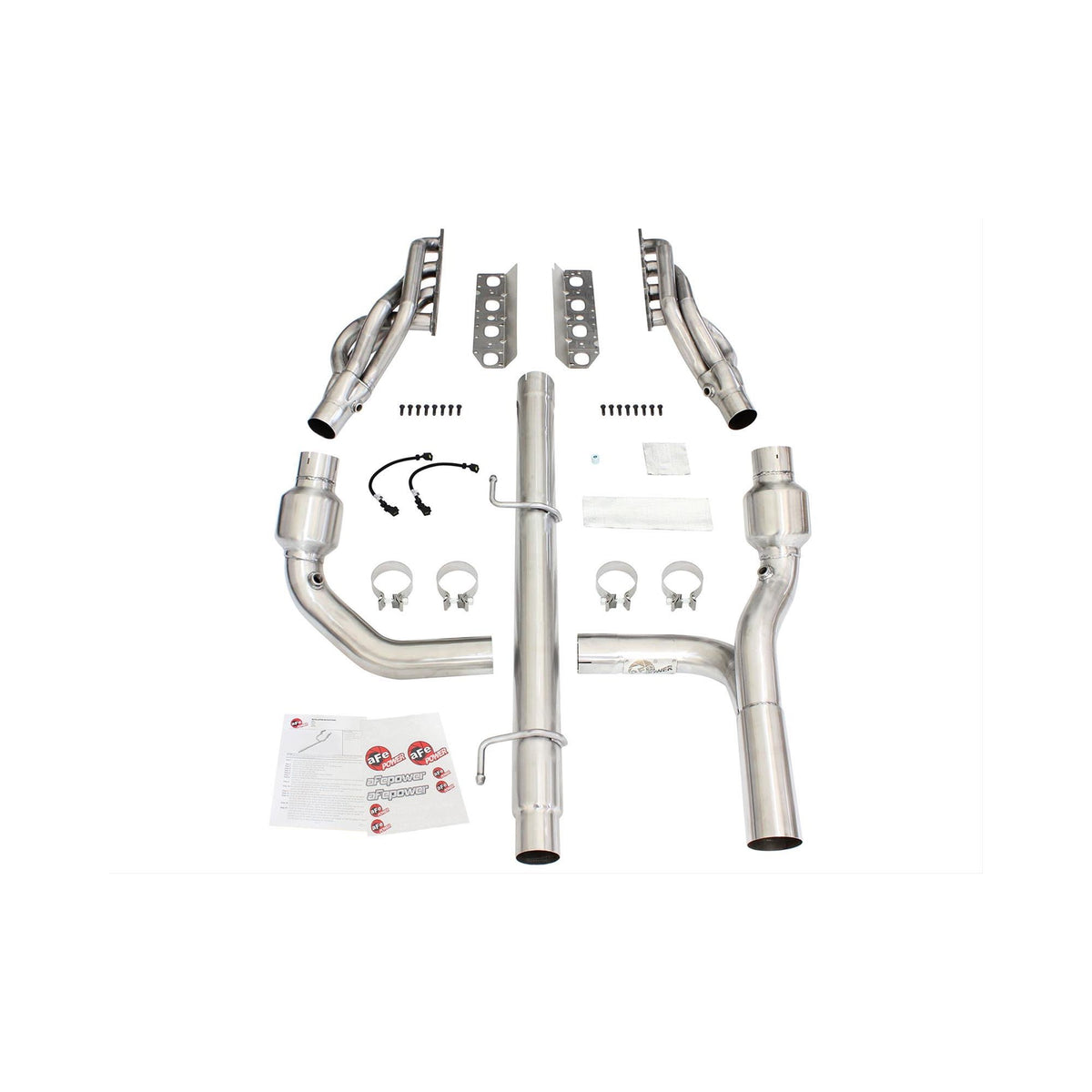 aFe POWER V8 5.7L Hemi Twisted Steel Long Tube Headers & Y Pip suits RAM 1500 DS (2013-2024)