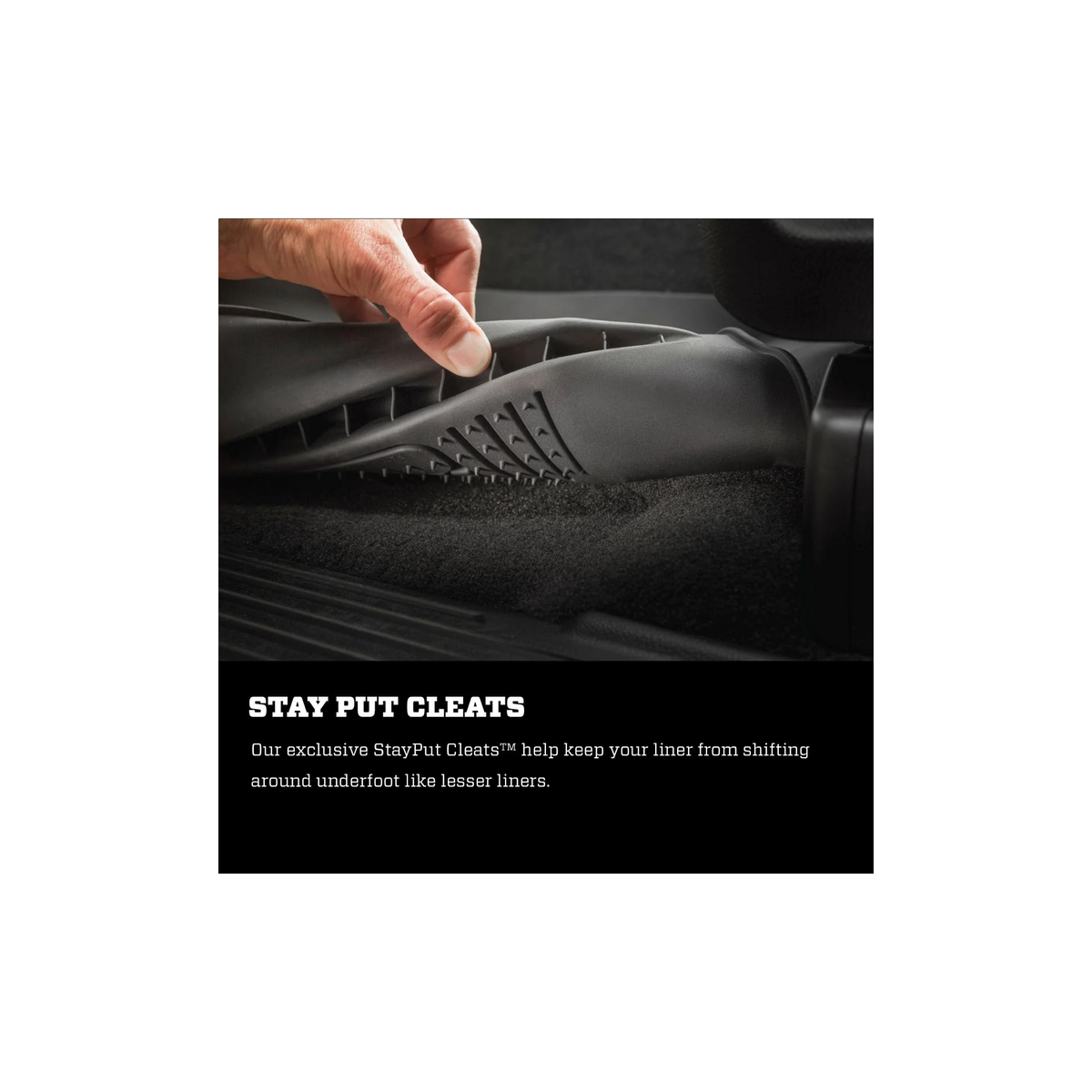 Husky Liners RAM 1500 DS / 2500 Seat Floor Mats, Rear suits RAM 1500 DS (2013-2024), 2500 (2013-2018)
