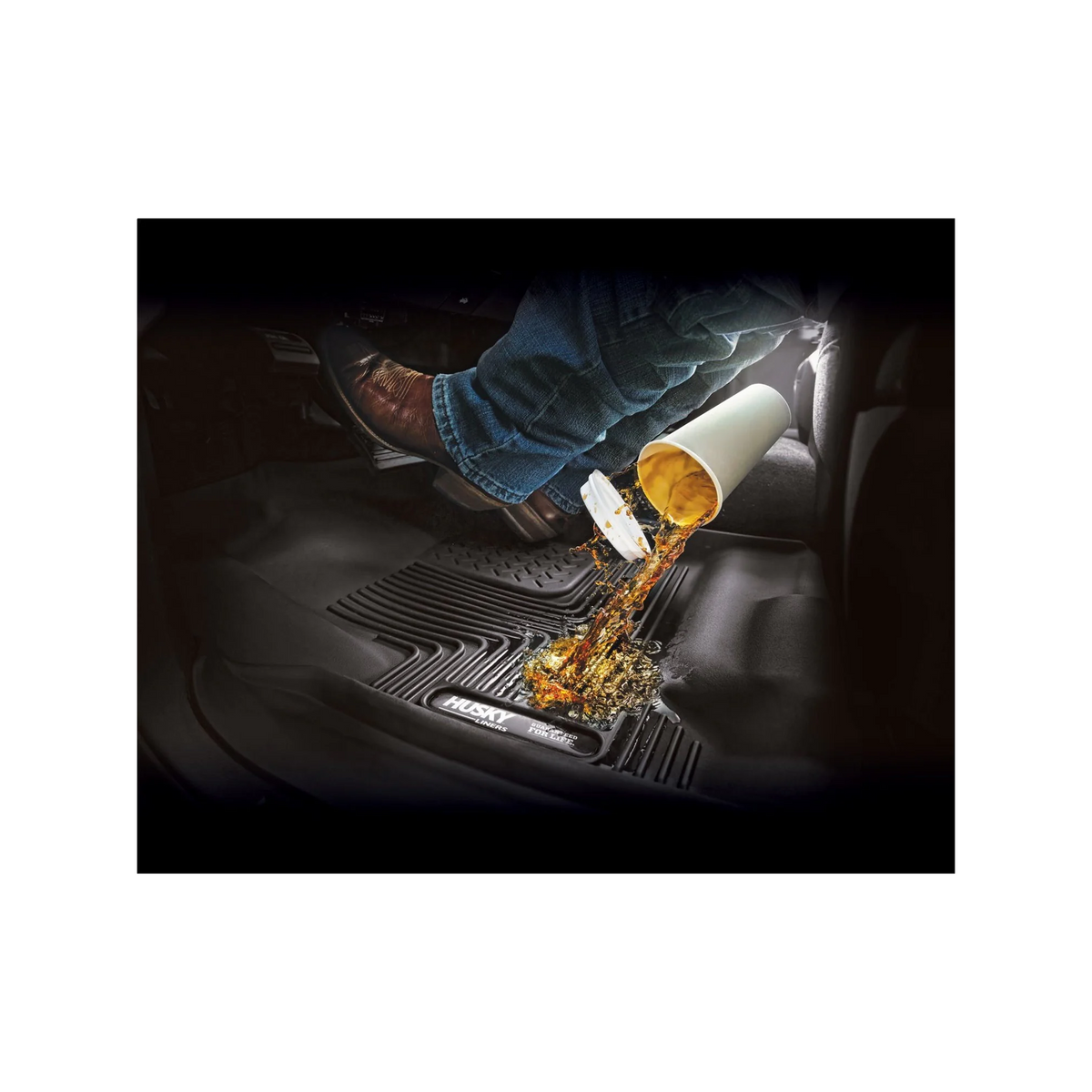 Husky Liners RAM 1500 DS / 2500 Seat Floor Mats, Rear suits RAM 1500 DS (2013-2024), 2500 (2013-2018)