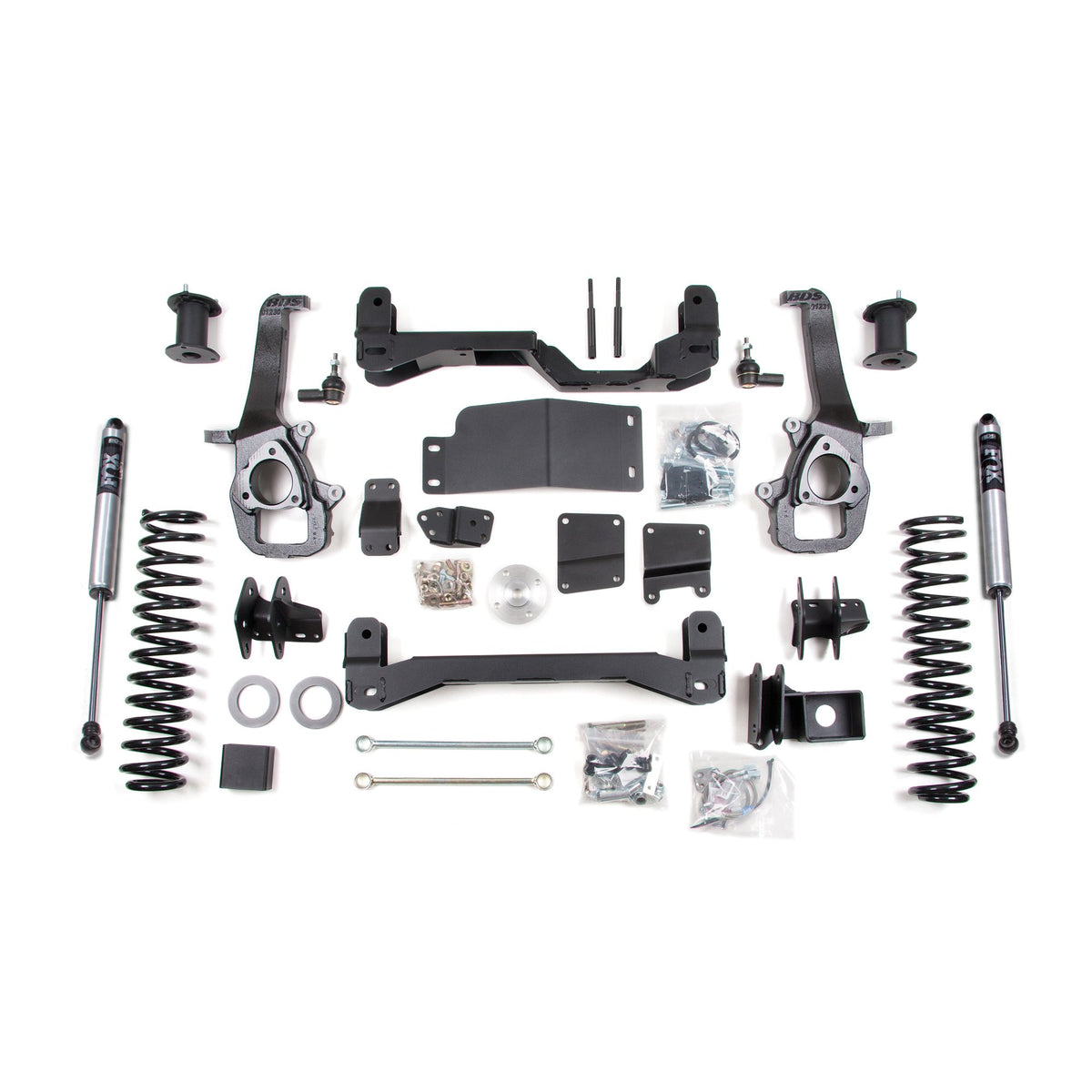 BDS Suspension 4" Lift Kit Front 4" Spacer + Rear FOX 2.0" Shocks suits RAM 1500 DS (2013-2021)