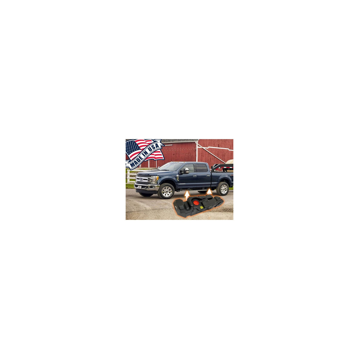 Titan Tanks Long Range Fuel Tank, 208L (Crew Cab, 6'8 Tub) suits Ford F-250 Super Duty/F-350 Super Duty (2017-2026)