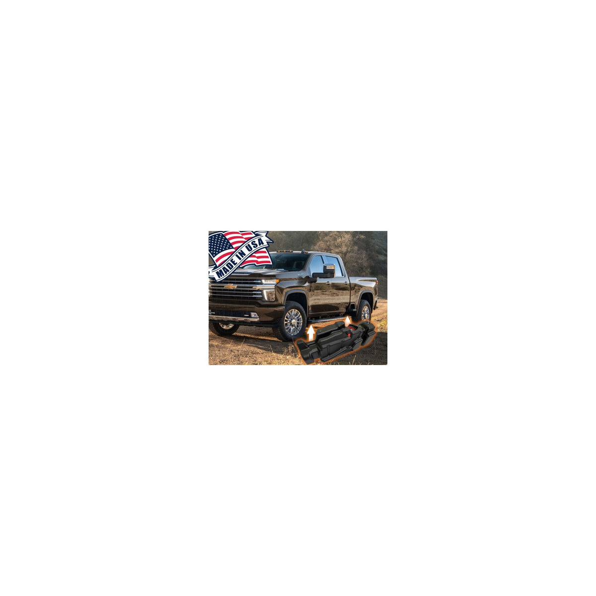 Titan Tanks Long Range Fuel Tank, 210L (Crew Cab) suits Chev/GMV 2500/3500 (2020+)