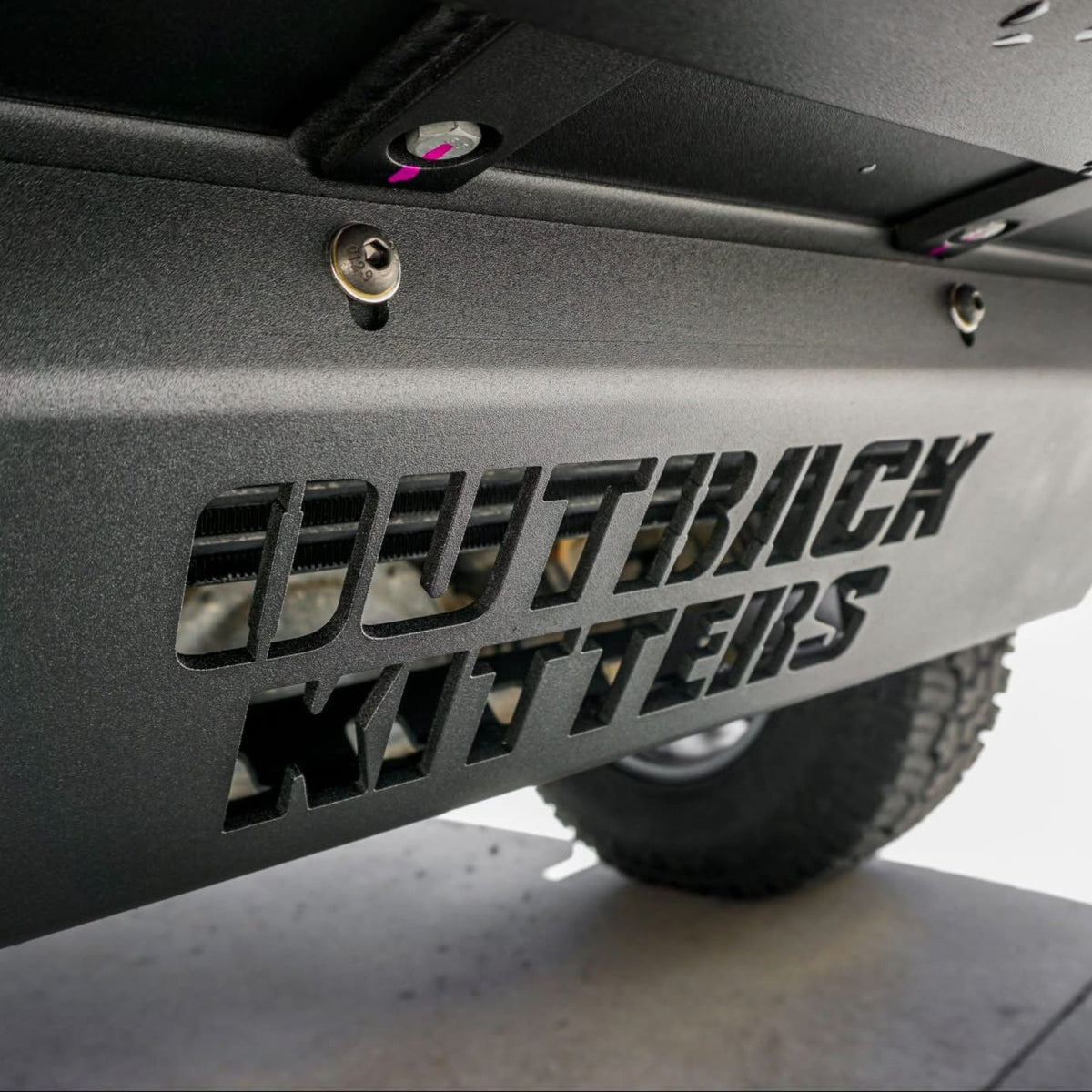 Outback Kitters Full Guard Bull Bar, Satin Black suits RAM 2500/3500 (2019-2026)