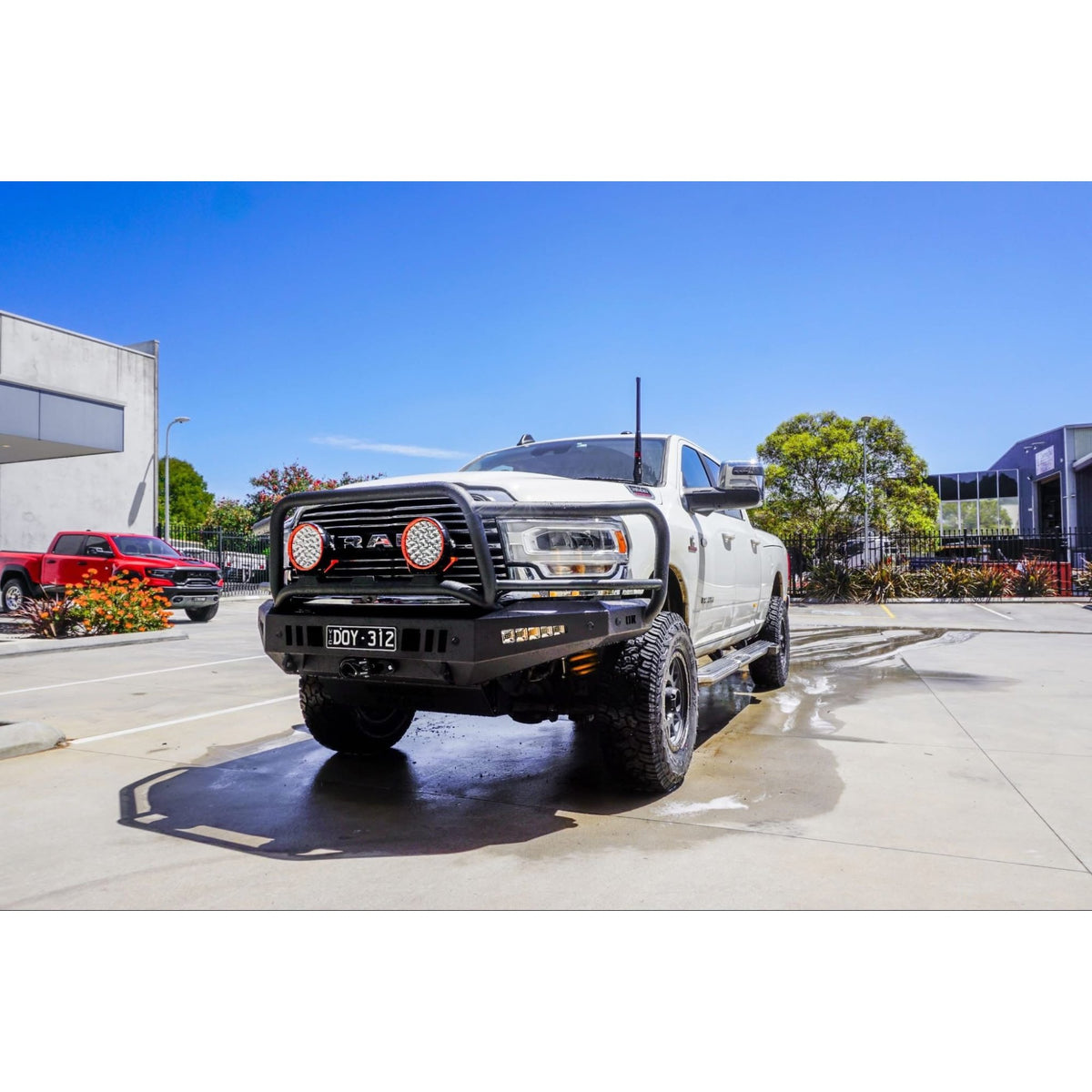 Outback Kitters Full Guard Bull Bar, Satin Black suits RAM 2500/3500 (2019-2026)