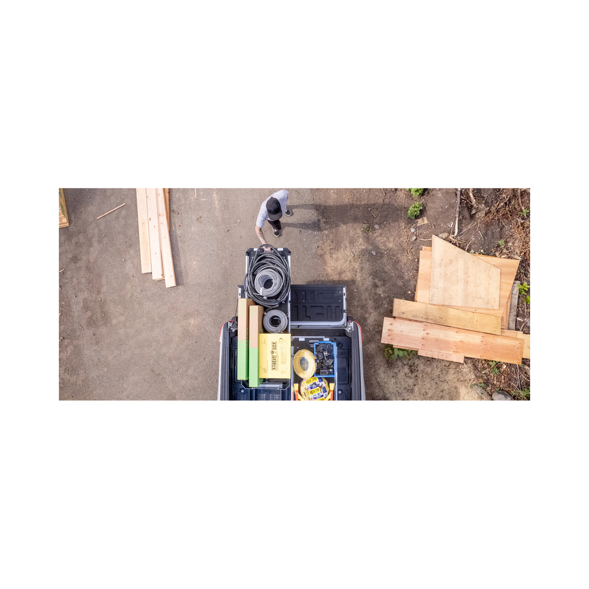 DECKED CargoGlide 1/2 width for American Trucks with 6'4" - 6'7" Tub