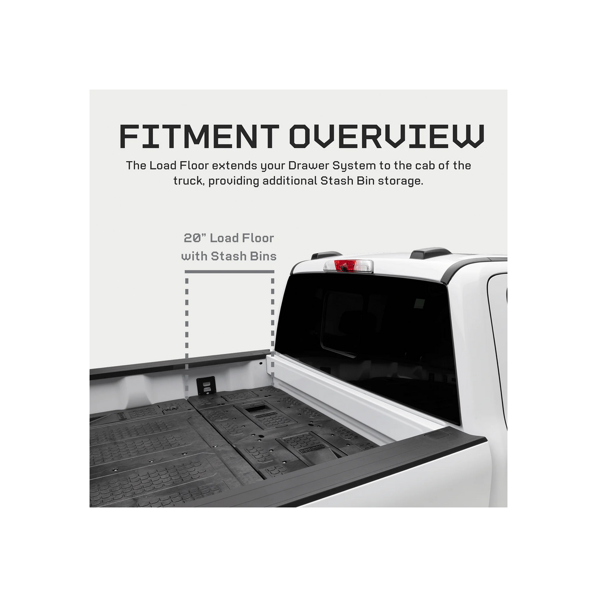 DECKED Drawer System (8' Tub) + Load Floor + Premium Accessory Pack suits Chevrolet Silverado 2500 (2001-2026), 3500