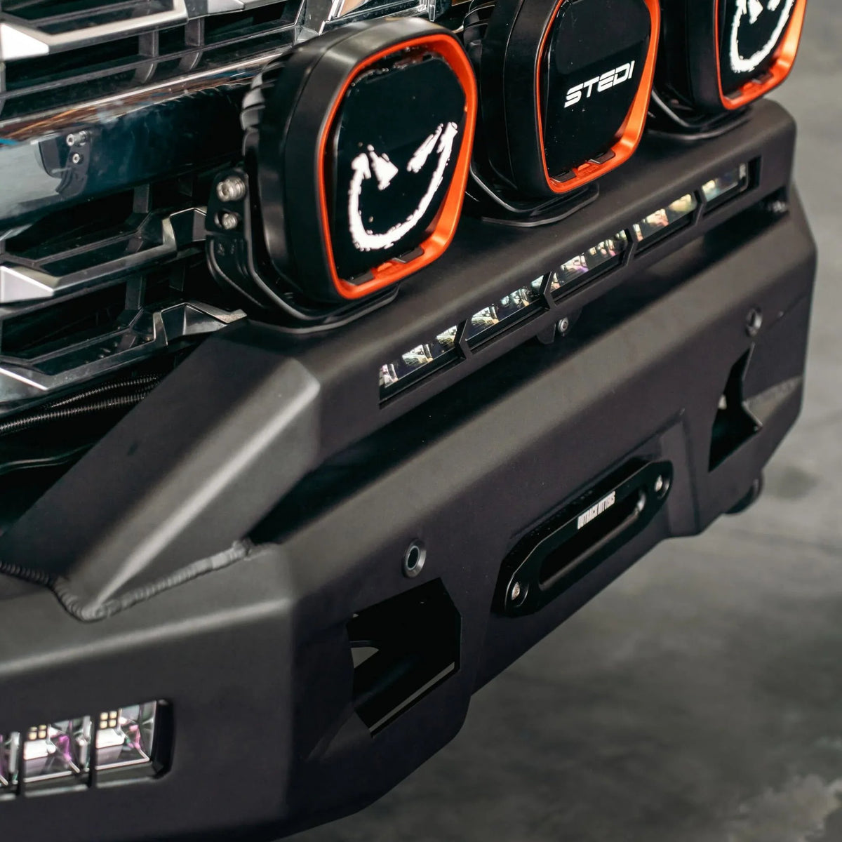 Outback Kitters Pre Runner Bull Bar, Chuck Series, Texture Black suits Chevrolet Silverado 1500 (2019-2026)