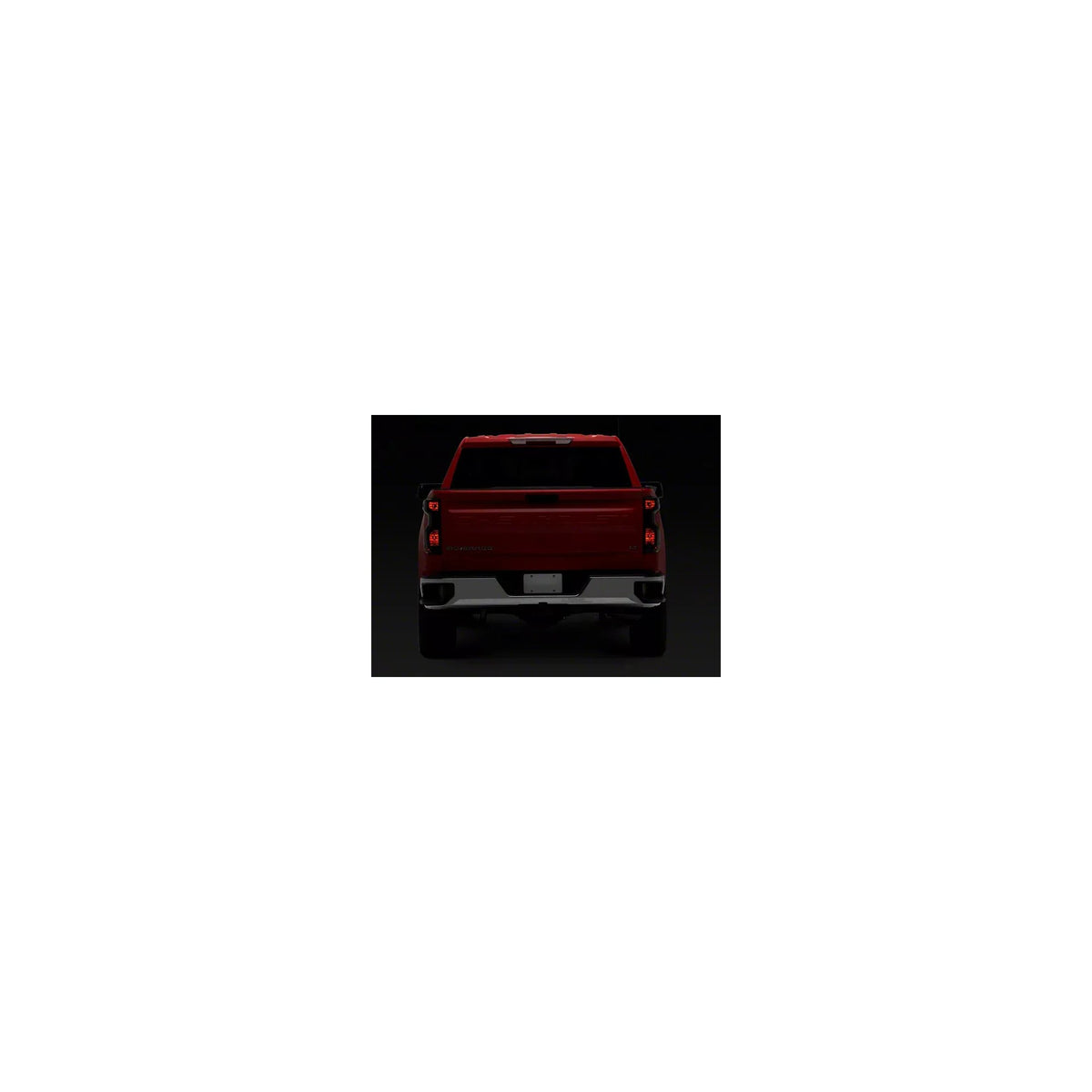 AVS 2019-2025 Chevrolet Silverado 1500 Tinted Tail Light Covers, Smoked, Set of 2