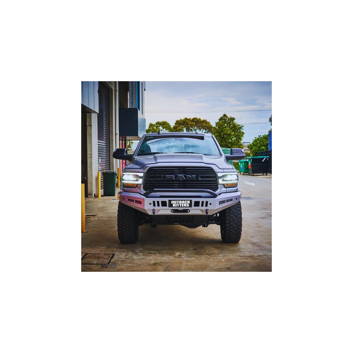 Outback Kitters Pre Runner Bull Bar, Texture Black suits RAM 2500/3500 (2019-2024)