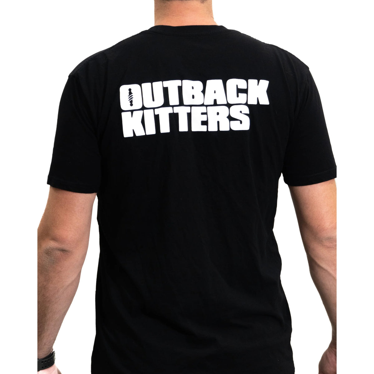 Outback Kitters "OK MATE" Logo Tee - Black - Small