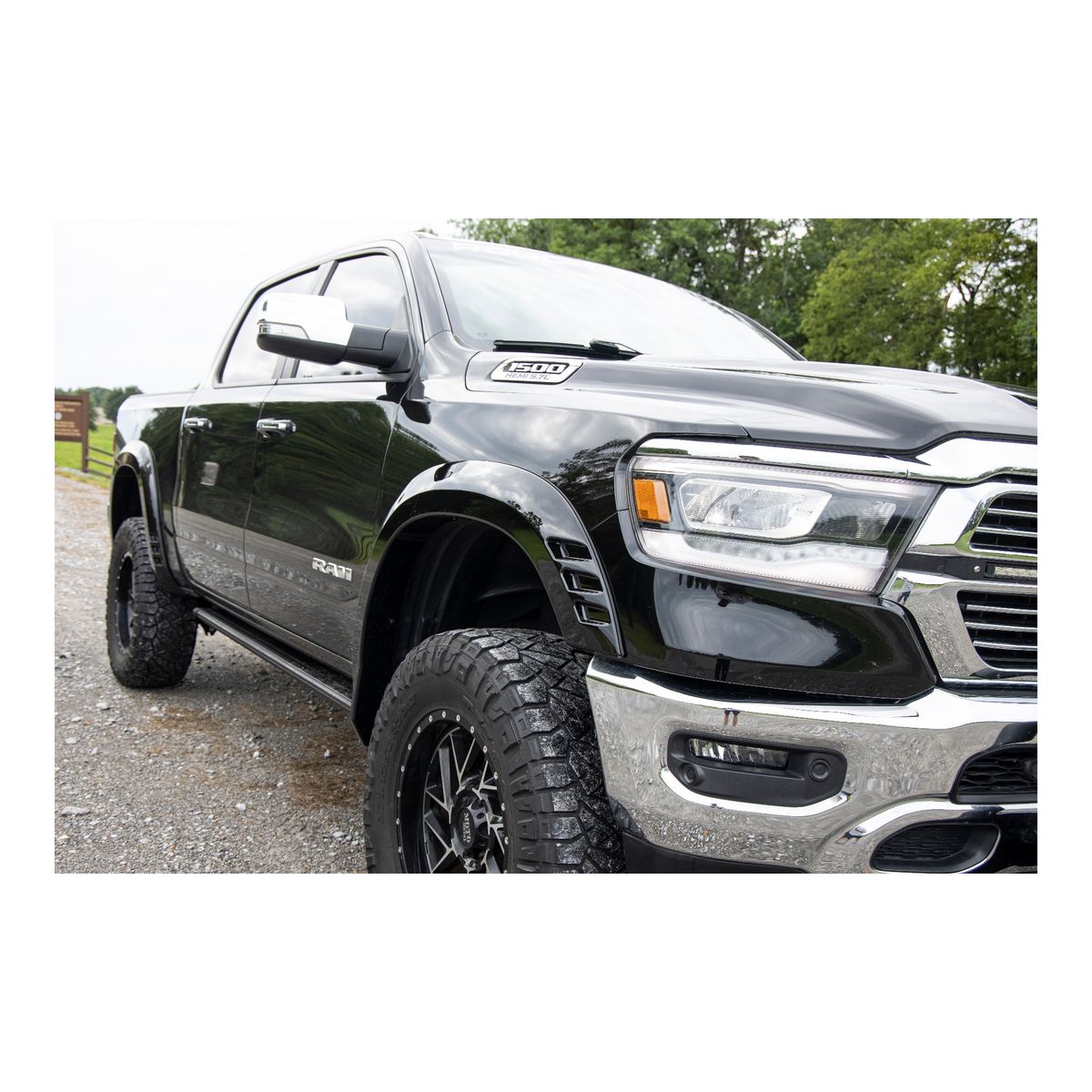 Rough Country 2" SF1 Fender Flares suits RAM 1500 DT (2019-2026)