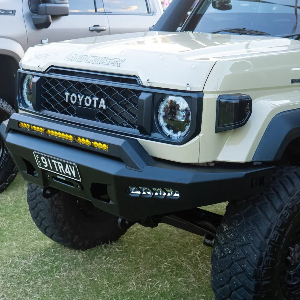Outback Kitters Pre Runner Bull Bar, Ziggy Series, Raw suits Toyota 79 Series (2024-2025)