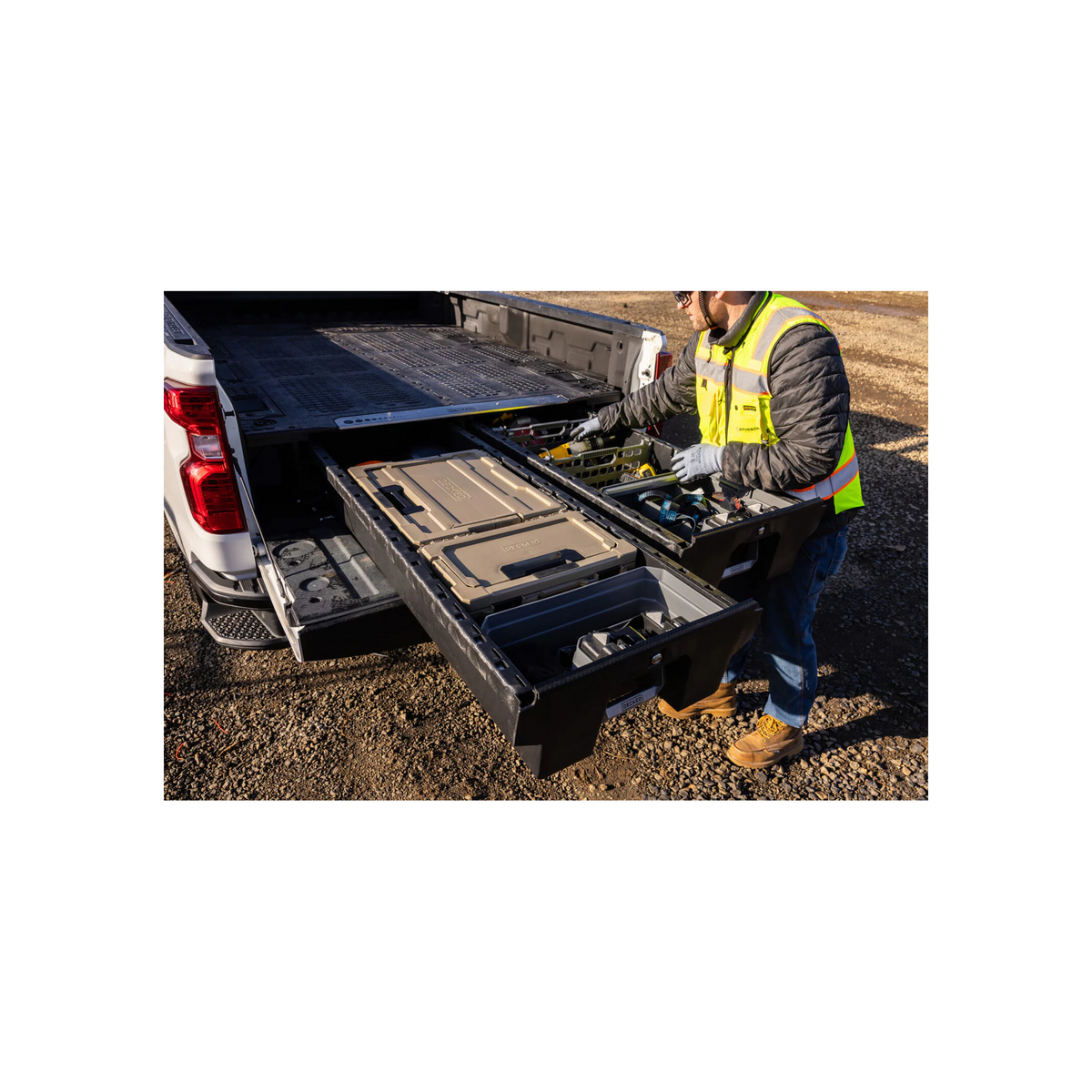DECKED Drawer System (8' Tub) + Premium Accessory Pack + Load Floor suits Ford F-250 Super Duty/F-350 Super Duty (1999-2026)