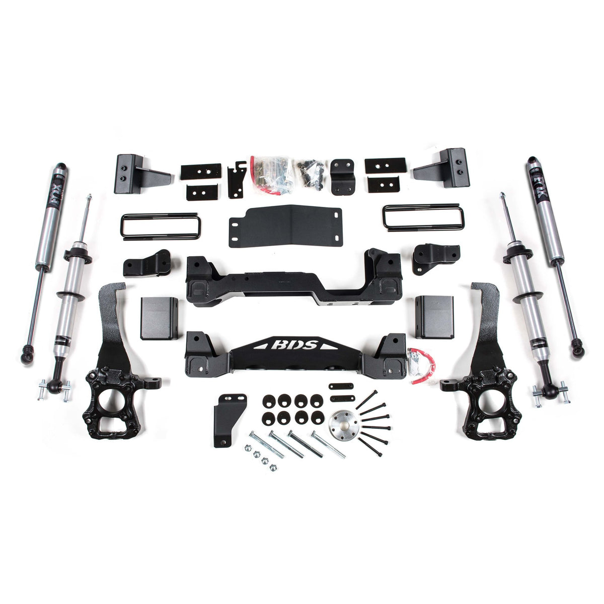 BDS Suspension 4" Lift Kit with FOX 2.5" PE Coilover Shocks suits Ford F-150 (2015-2020)