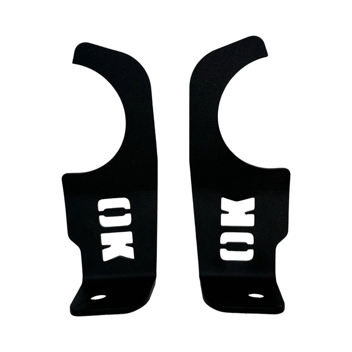 Outback Kitters Heavy Duty Front Shock Mount Brace Upgrade Kit, Raw, Set of 2 suits RAM 2500/3500 (2011-2026)