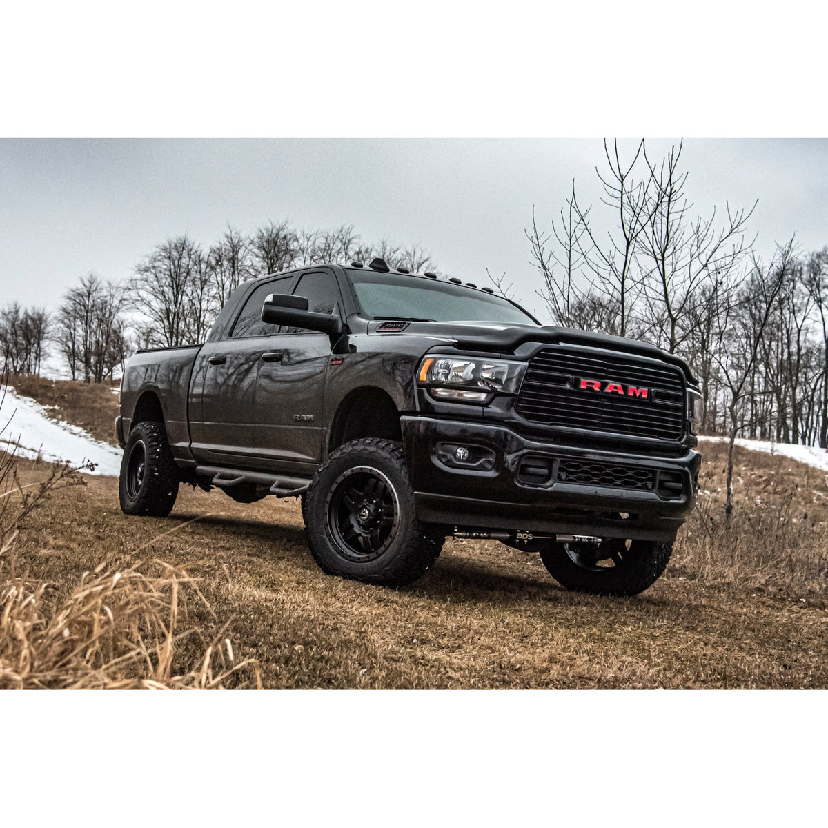 BDS Suspension 4" Lift Kit, Rear Air Ride with FOX 2.0" Shocks suits RAM 3500 (2019-2024)