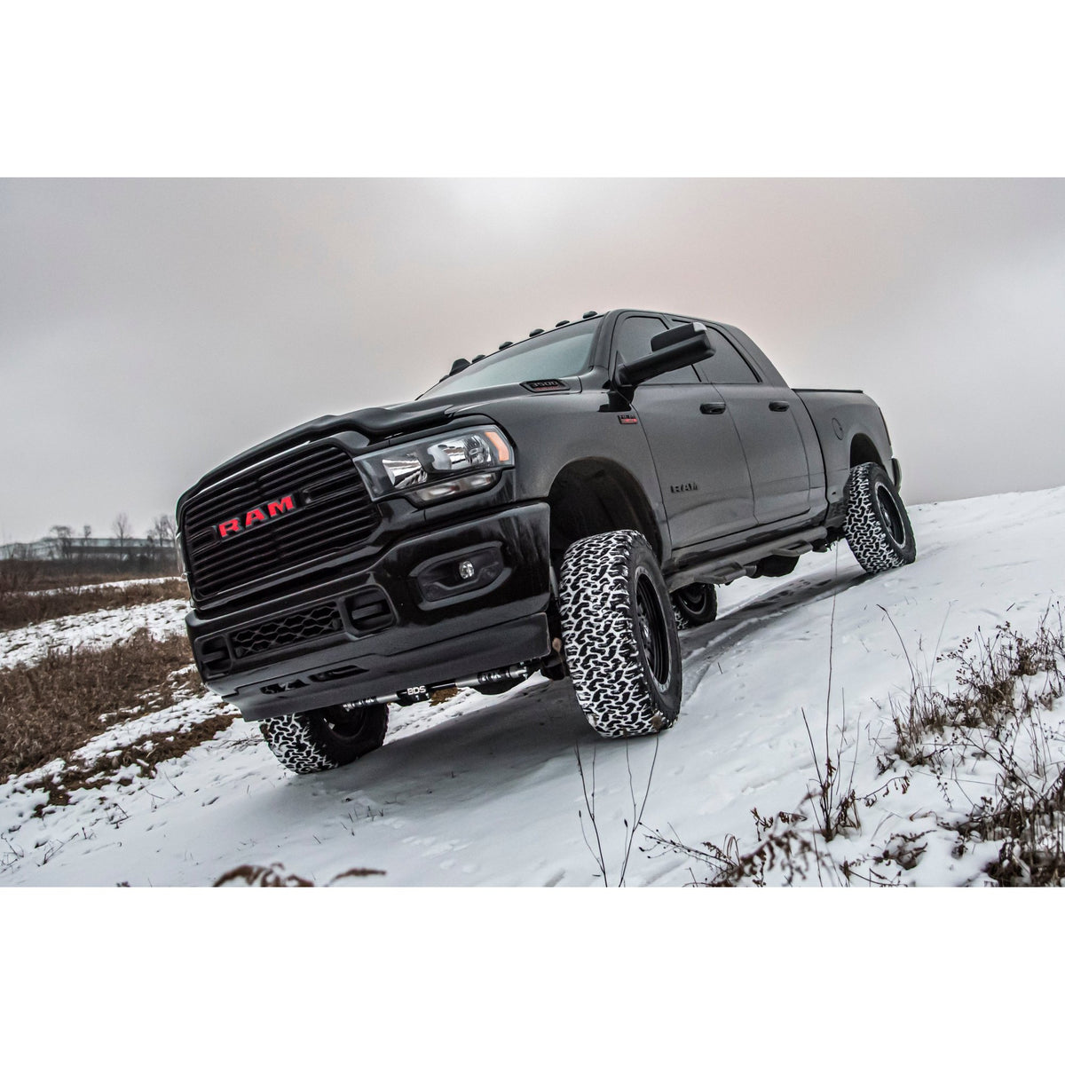 BDS Suspension 4" Lift Kit, Rear Air Ride with FOX 2.0" Shocks suits RAM 3500 (2019-2024)
