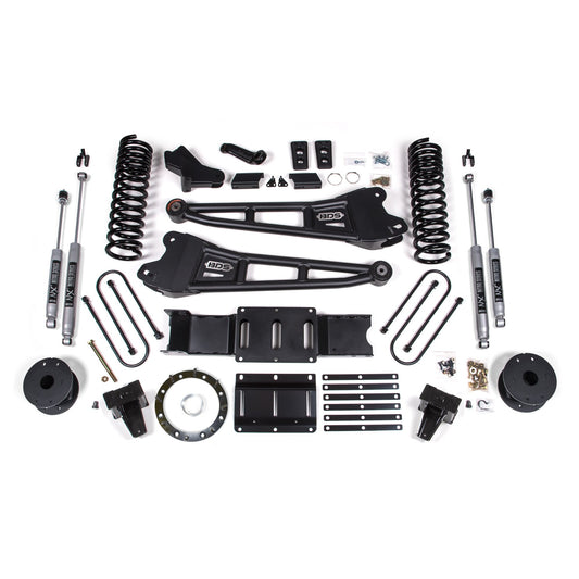BDS Suspension 6" Lift Kit with FOX 2.0" Shocks, 6-Bolt, Air Ride suits RAM 3500 (2019-2024)