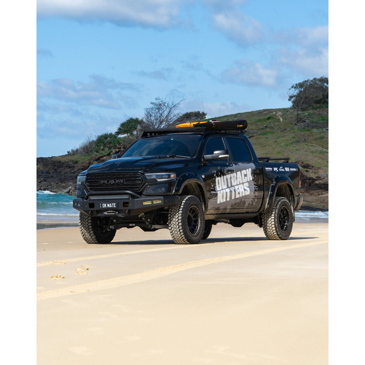 Outback Kitters Adventure Rails MAX (No Side Lights) suits RAM 1500 DT (2019-2026)