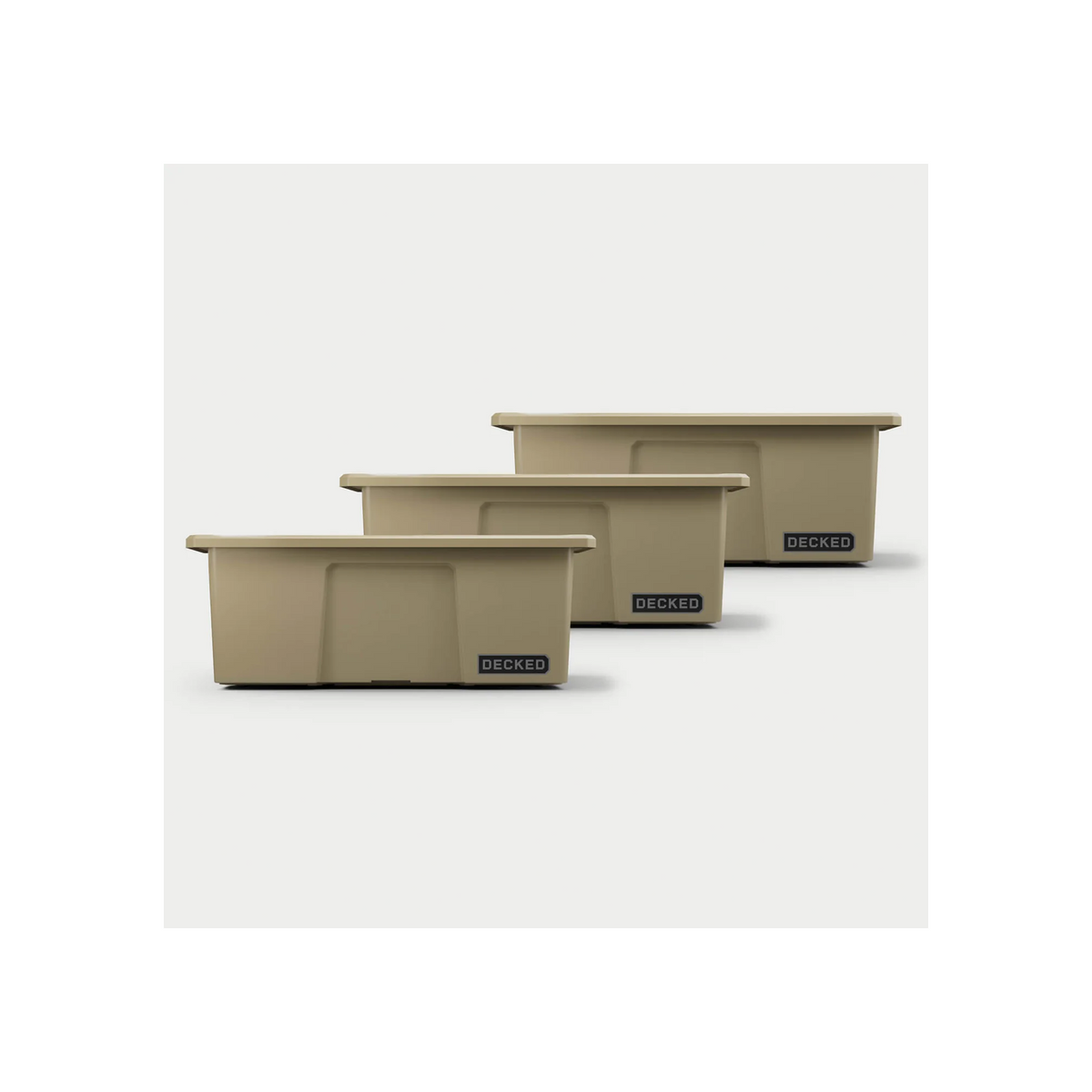 DECKED Payloader 32 - D-co bin, Tan, 3 Pack