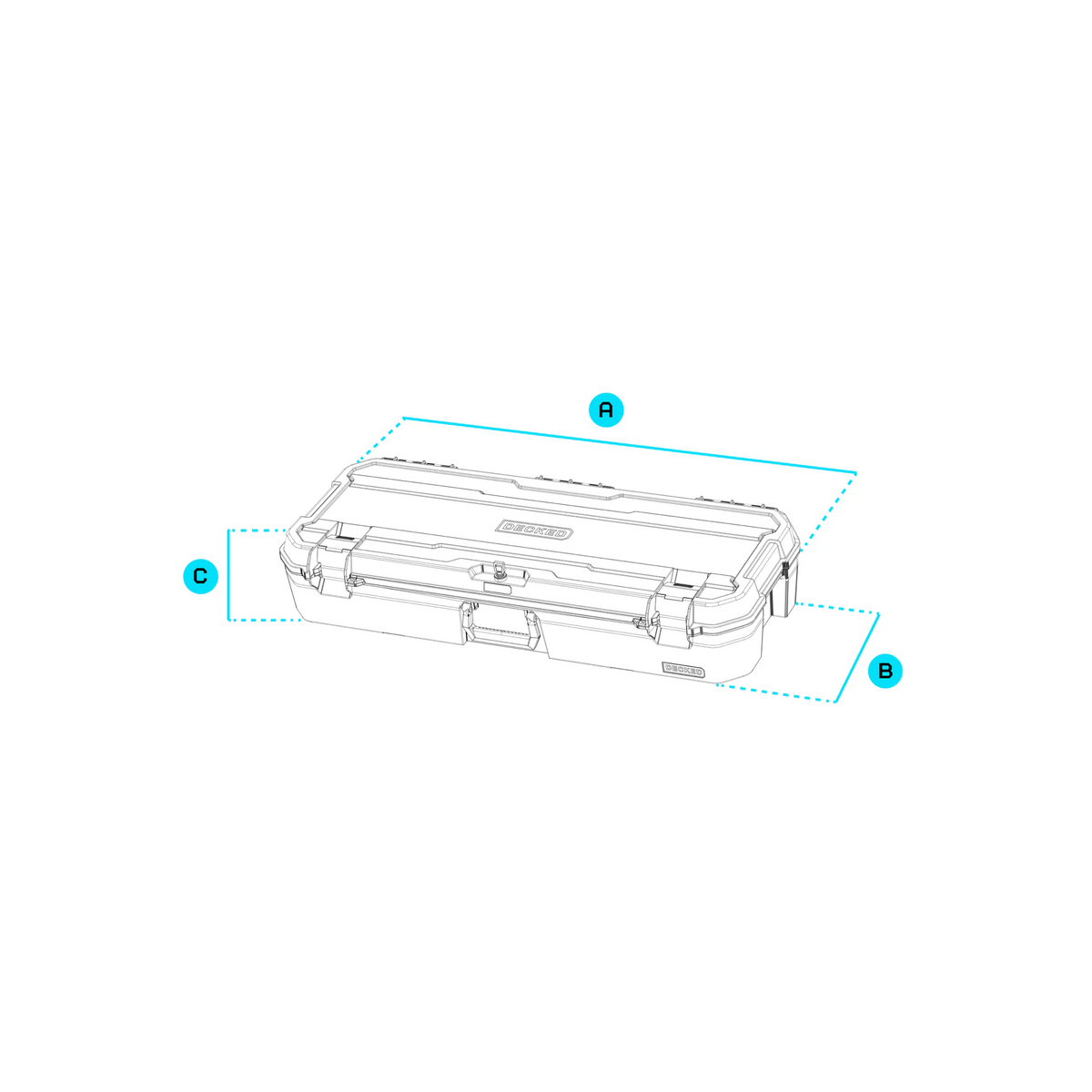DECKED Honcho 80 - D-co case with Dividers