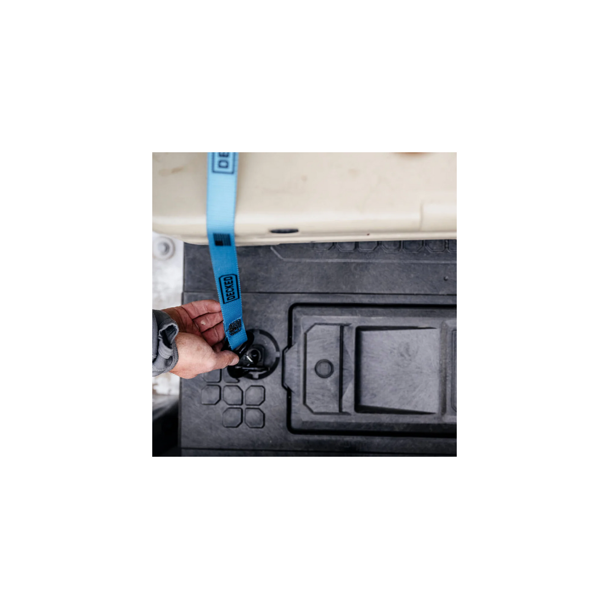 DECKED Rachet Straps, Blue, Set of 2