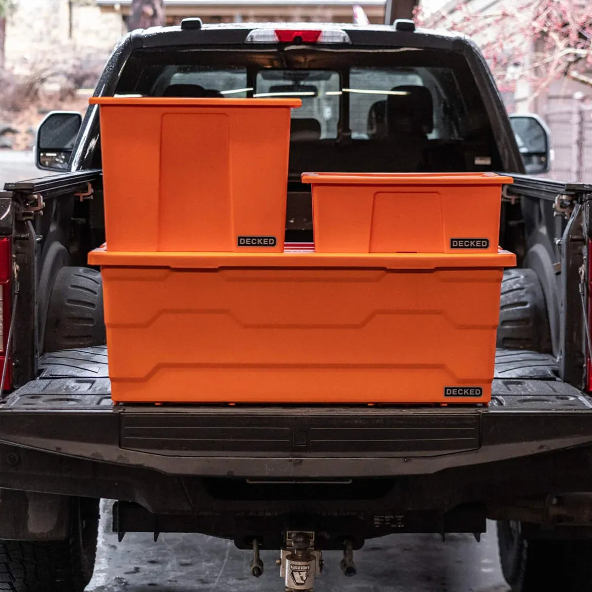 DECKED Payloader 133 - D-Co Bin, Orange, Pack of 2