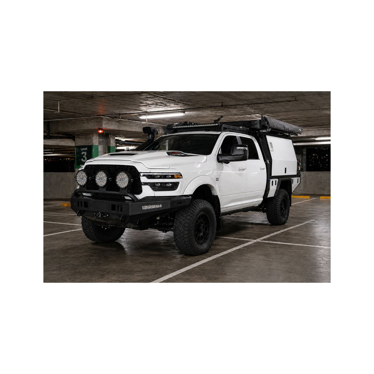 Outback Kitters Pre Runner Bull Bar, Raw suits RAM 2500/3500 (2025-2026)