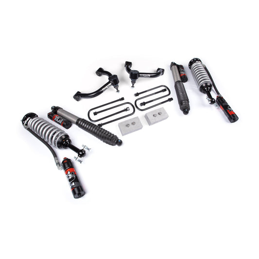 BDS Suspension 21+ Ford F-150 3" Lift Kit with FOX Performance Elite Series 2.5" Remote Reservoir DSC Shocks, Upper Control