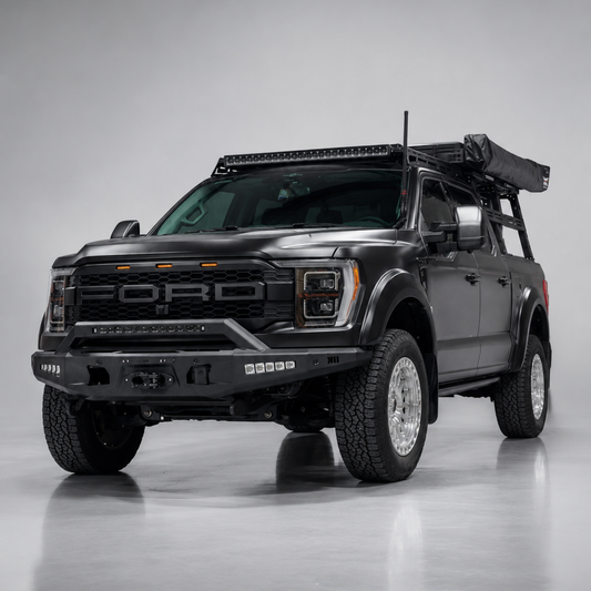 Outback Kitters Pre Runner Bull Bar, Chuck Series, Texture Black suits Ford F-150 (2021-2026)