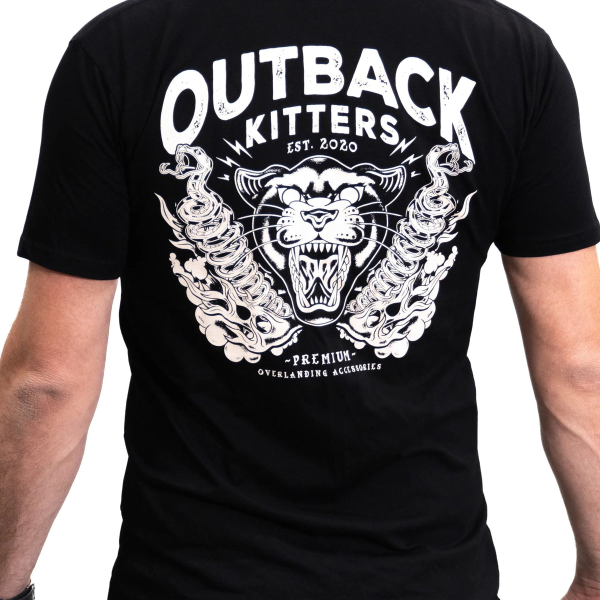 Outback Kitters "Spock" Tee - Black - Small