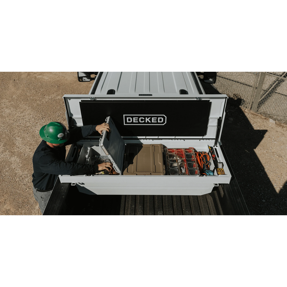 DECKED Tool Box, White