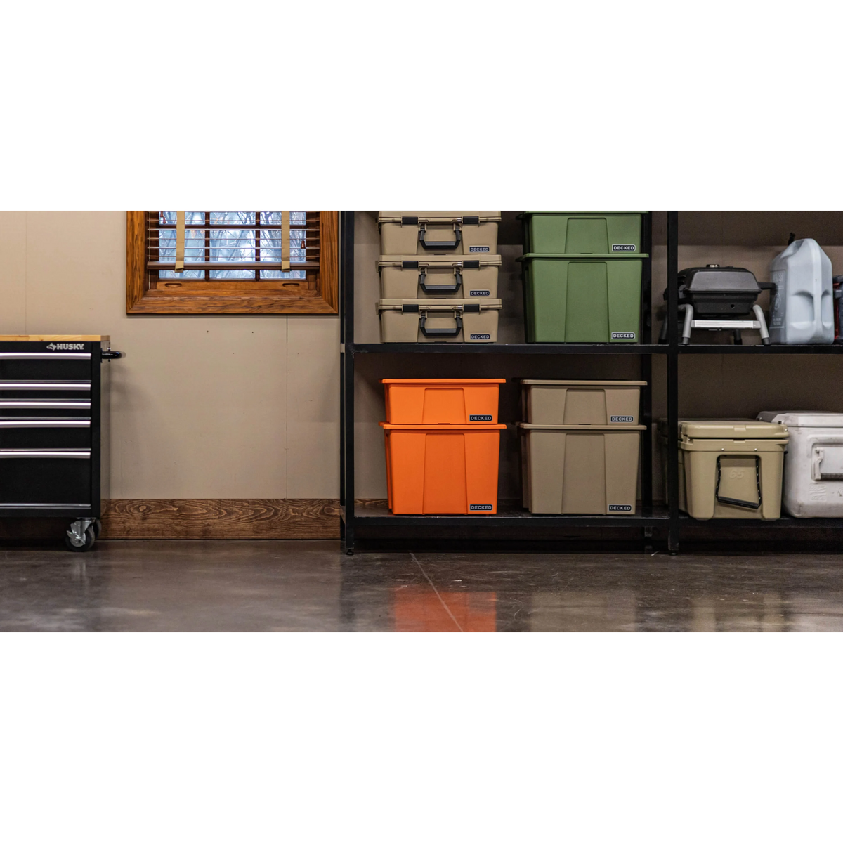 DECKED Payloader 64 - D-co Bin, Tan, 3 Pack