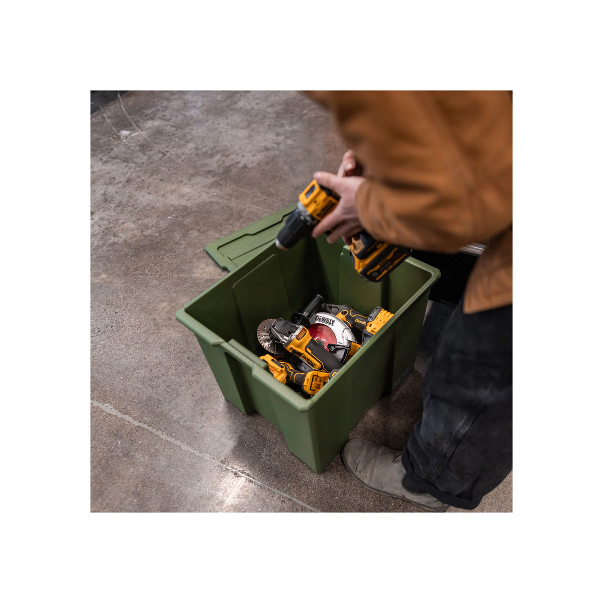 DECKED Payloader 64 - D-co Bin, Green, 3 Pack