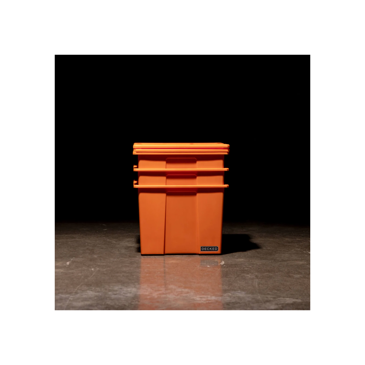 DECKED Payloader 64 - D-co Bin, Orange, 3 Pack