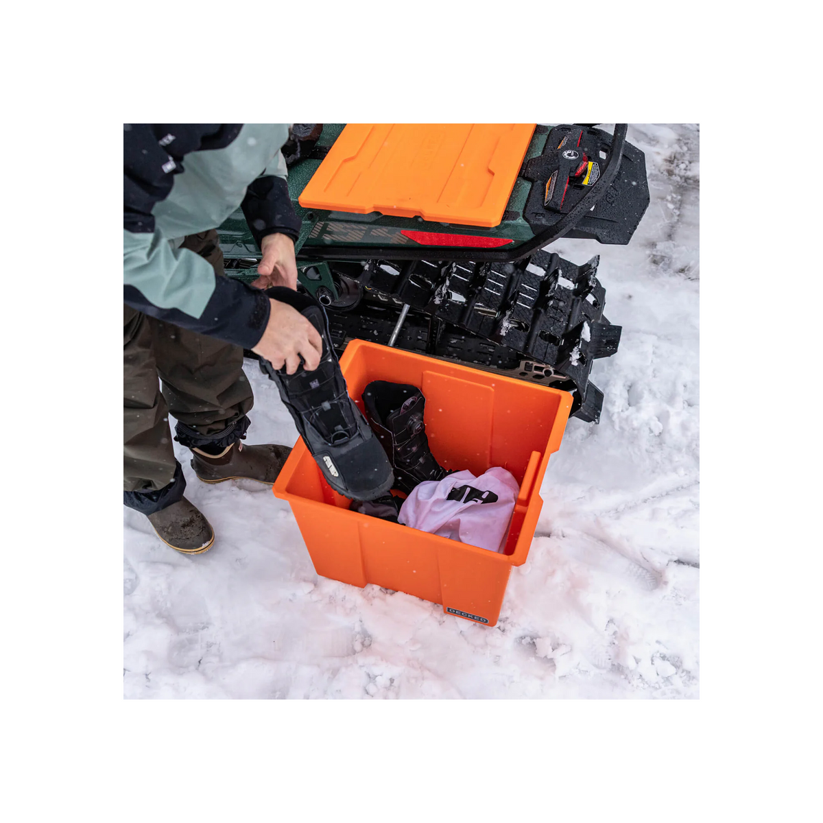 DECKED Payloader 64 - D-co Bin, Orange, 3 Pack